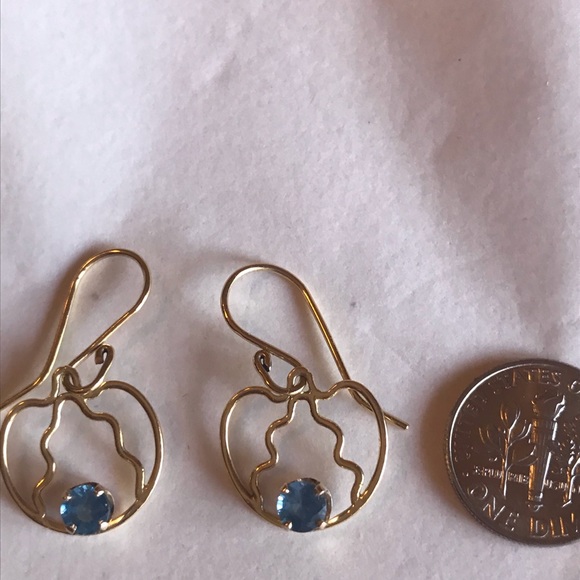 ———SOLD——————EARRINGS 14K ARTIST DESIGNED - Picture 8 of 16